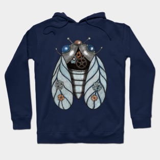 Steampunk Cicada Hoodie